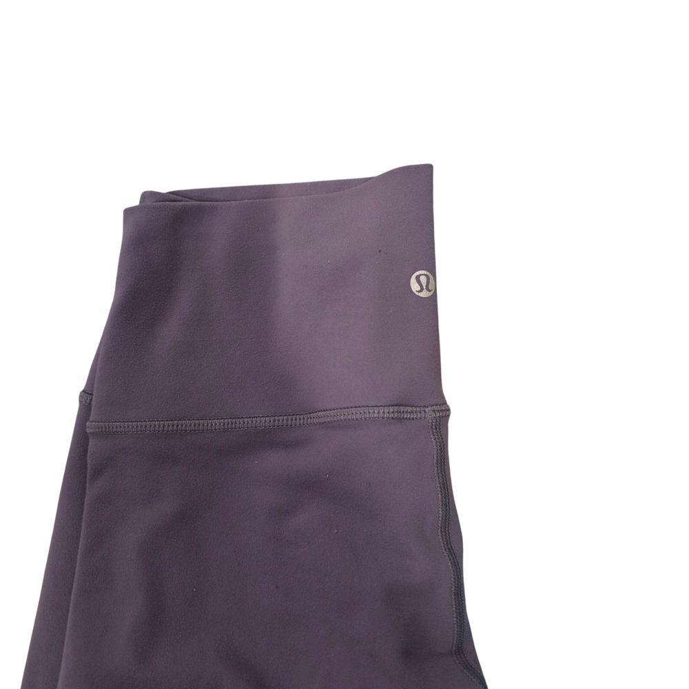 Lululemon Wunder Under High Rise Leggings Purple Size 8 Yoga Training Pants - Picture 2 of 5